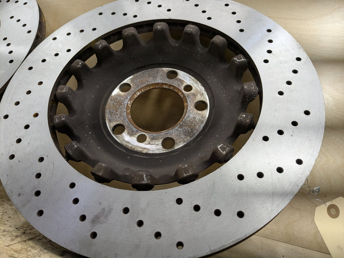 12-19 BMW F06 F10 F12 F13 M5 M6 Rear Ventilated Brake Rotor Pair SET