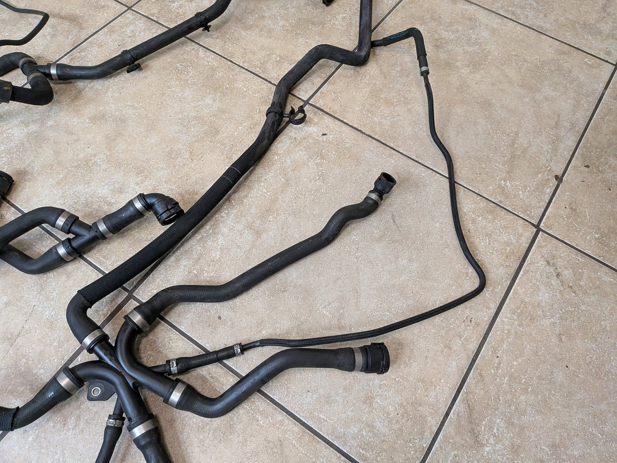 2012-2018 BMW F06 M6 Engine Radiator Cooling Coolant Pipe Hoses SET 7843264