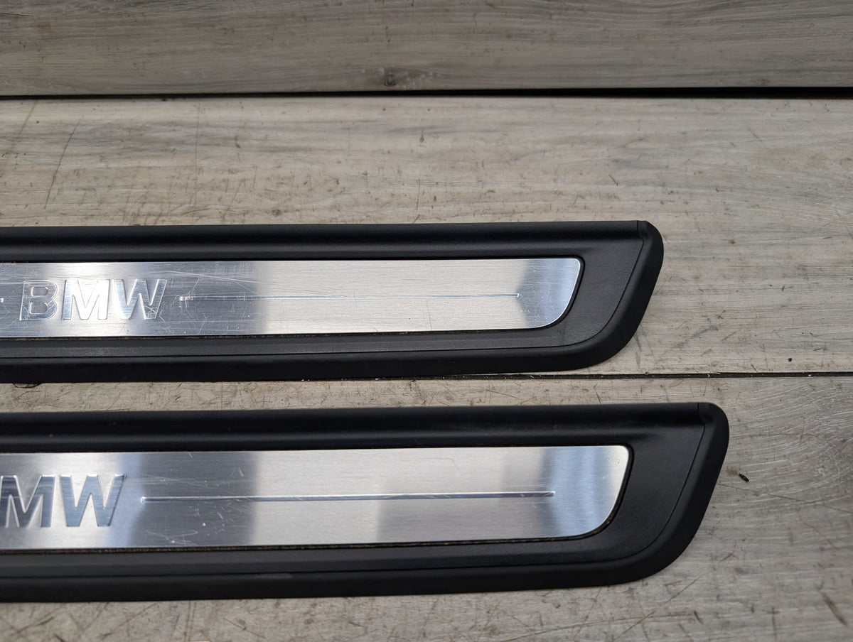 2019-2026 BMW 330i G20 Front Left Right Scuff Plate Door Sill SET 7407377 OEM