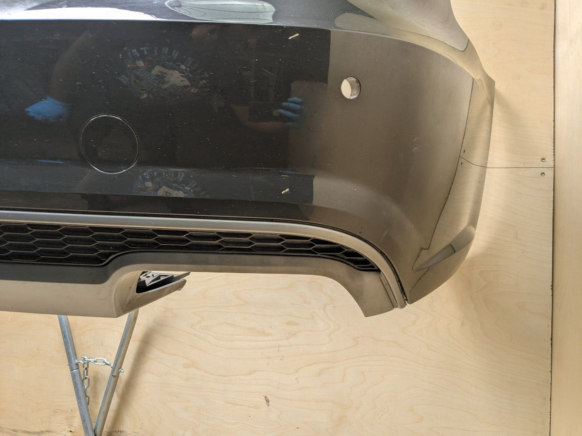 2016-2018 Audi A6 C7 Rear Bumper Cover w/ PDC Holes Black 4N/X7U