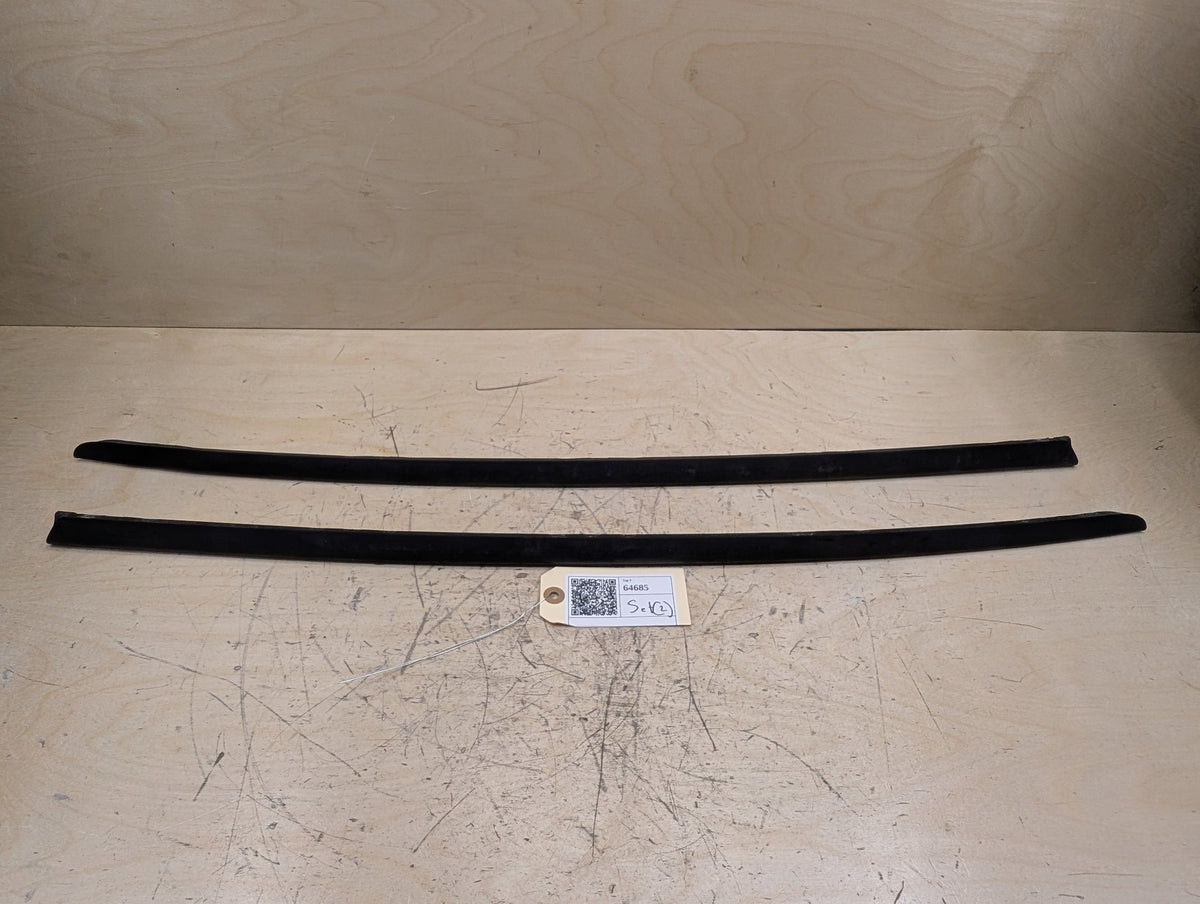 2011-2017 Audi RS5 8T Front Left Right Side Windshield Drip Trim Molding SET 8T0854327A OEM