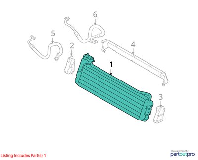 2004-2010 BMW E64 M6 S85B50A Engine Oil Cooler 2282499