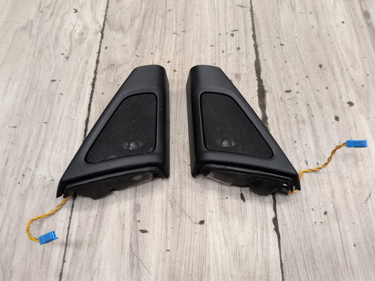 2011-2016 BMW M5 F10 Front Left Right Door Triangle Speaker Assembly SET 7199300
