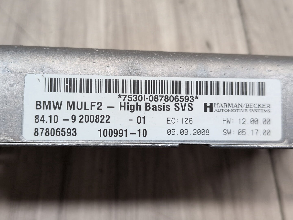 06-13 OEM BMW E70 E90 E92 E93 X5 High Basis SVS MULF2 Becker Bluetooth Module