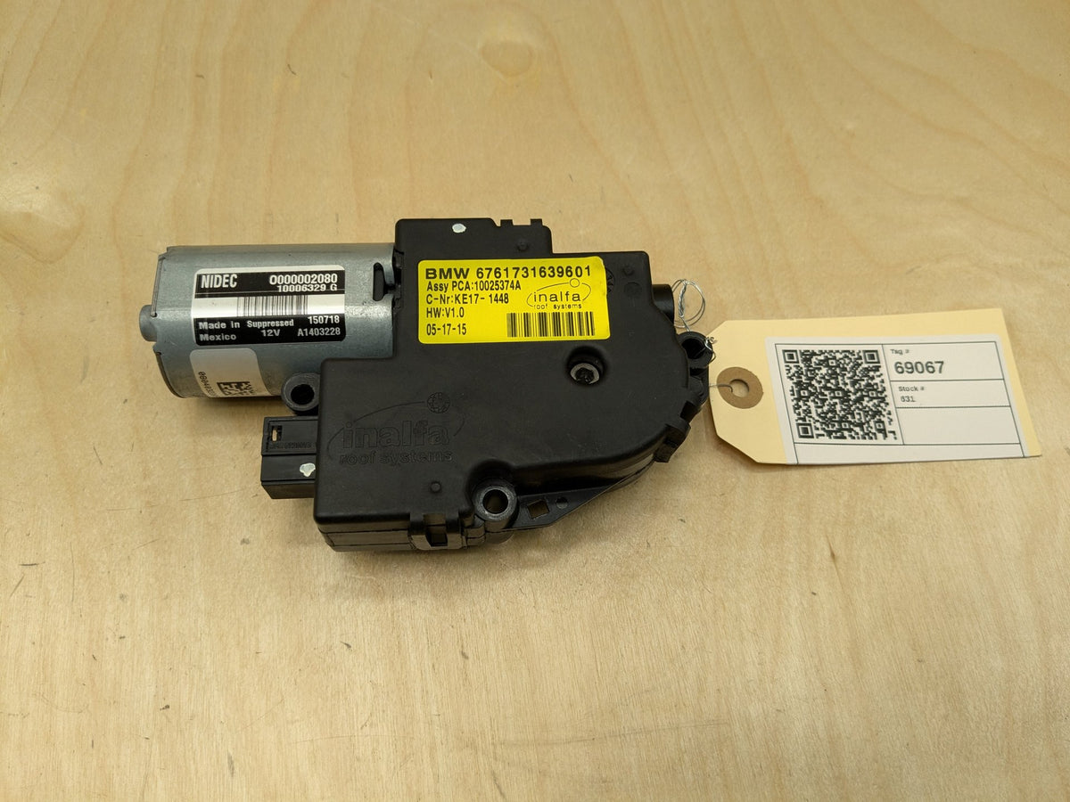 OEM BMW MINI E84 F15 F25 F54 F55 F56 F60 Panoramic Sunroof Drive Motor Actuator