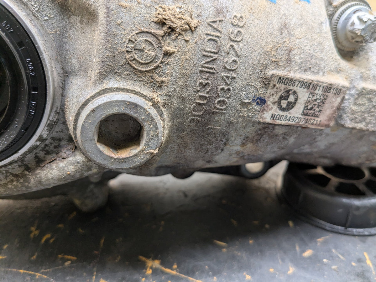 18-21 OEM BMW G01 G02 X3 X4 xDrive Front Differential Axle Gearbox Carrier 3.38