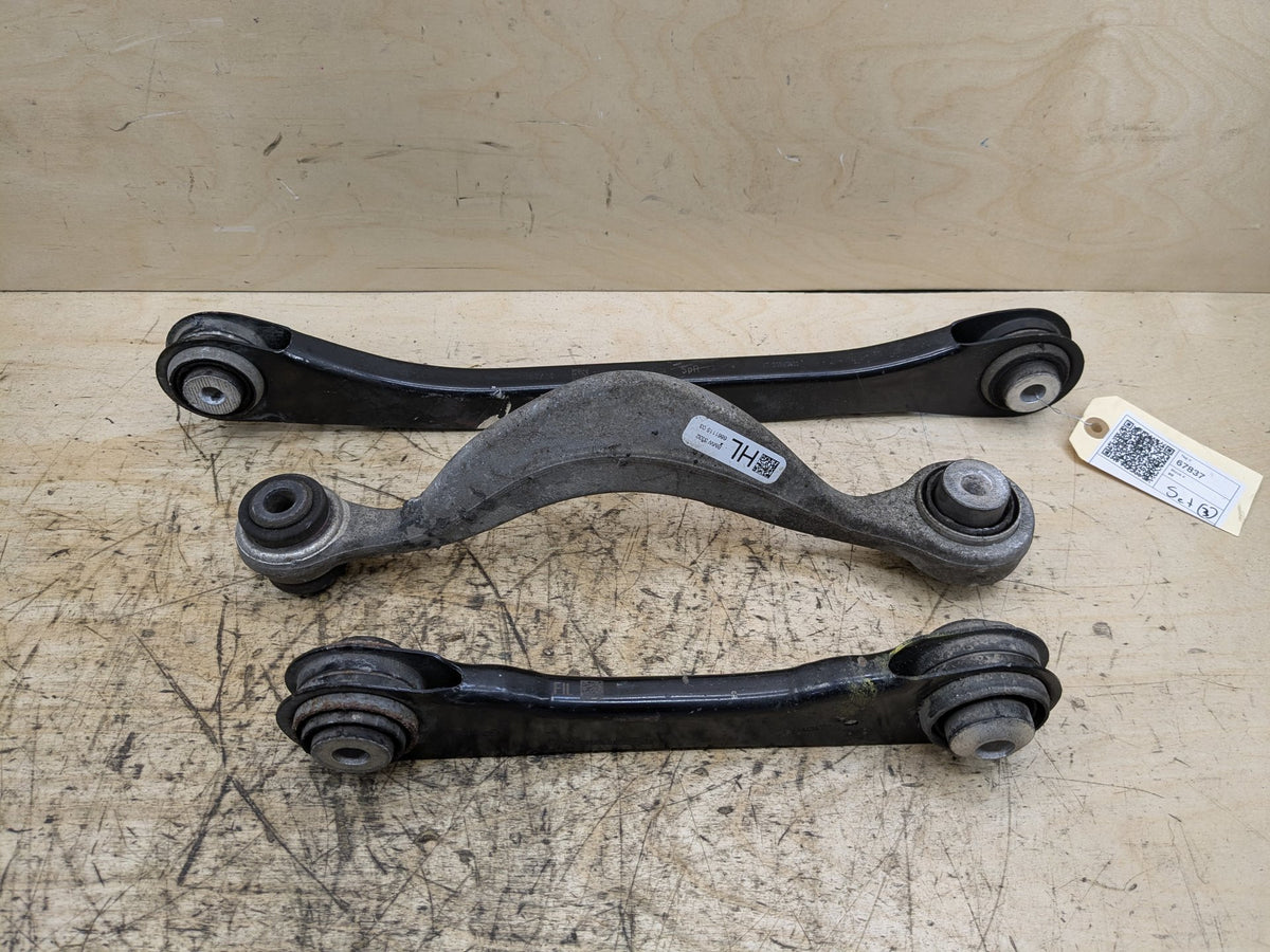 16-23 OEM BMW G11 G12 G15 G16 G30 Rear Left Driver Upper Lower Control Arm SET
