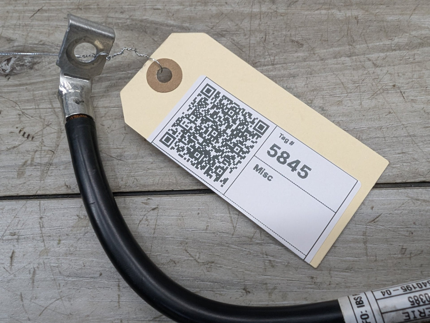 16-19 OEM BMW G11 G12 740 750 Negative Battery Cable Terminal IBS Sensor Black