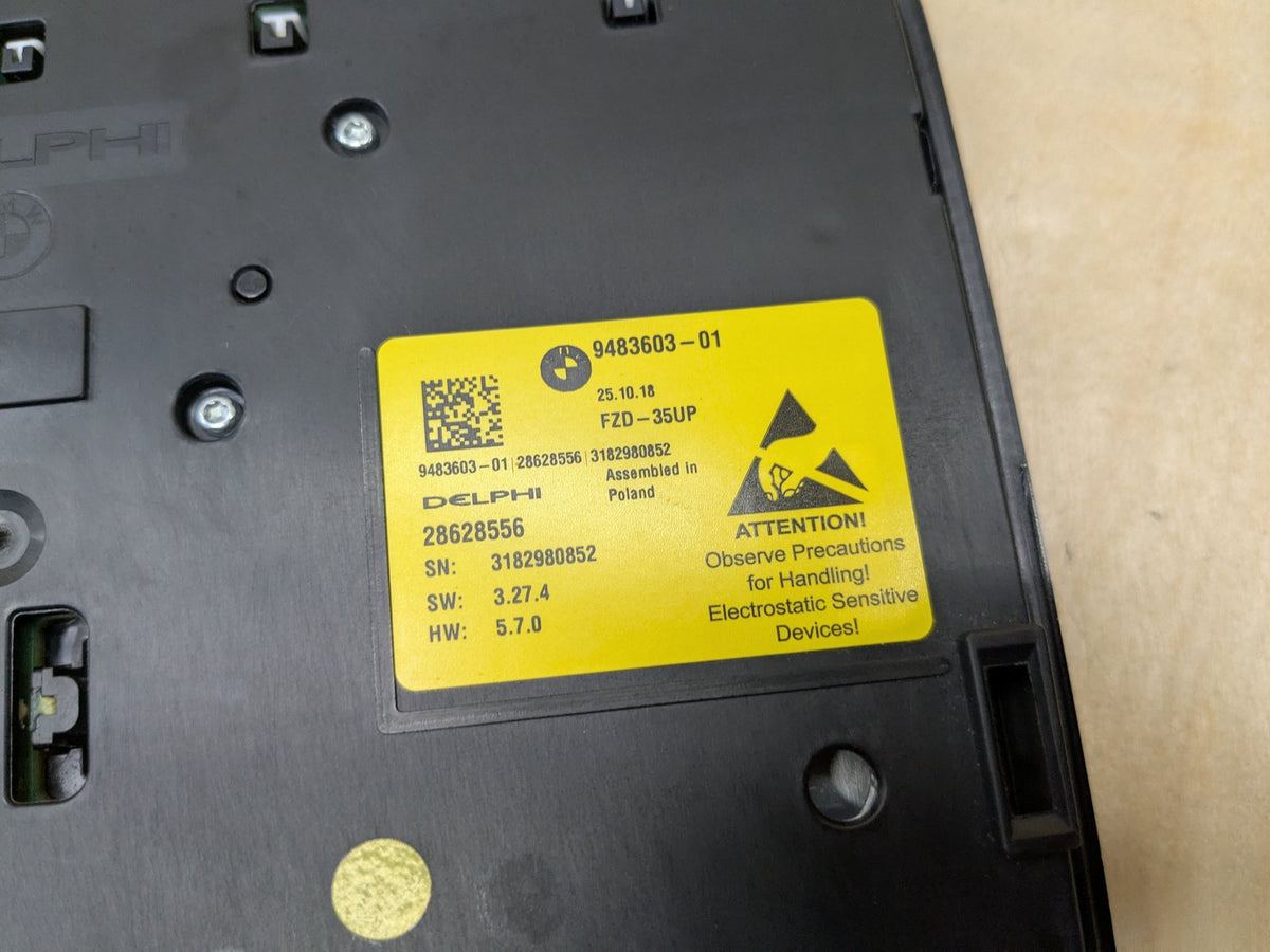 2018-2025 BMW X3 G01 Headliner Overhead Dome Light Switch Module 9483603 OEM