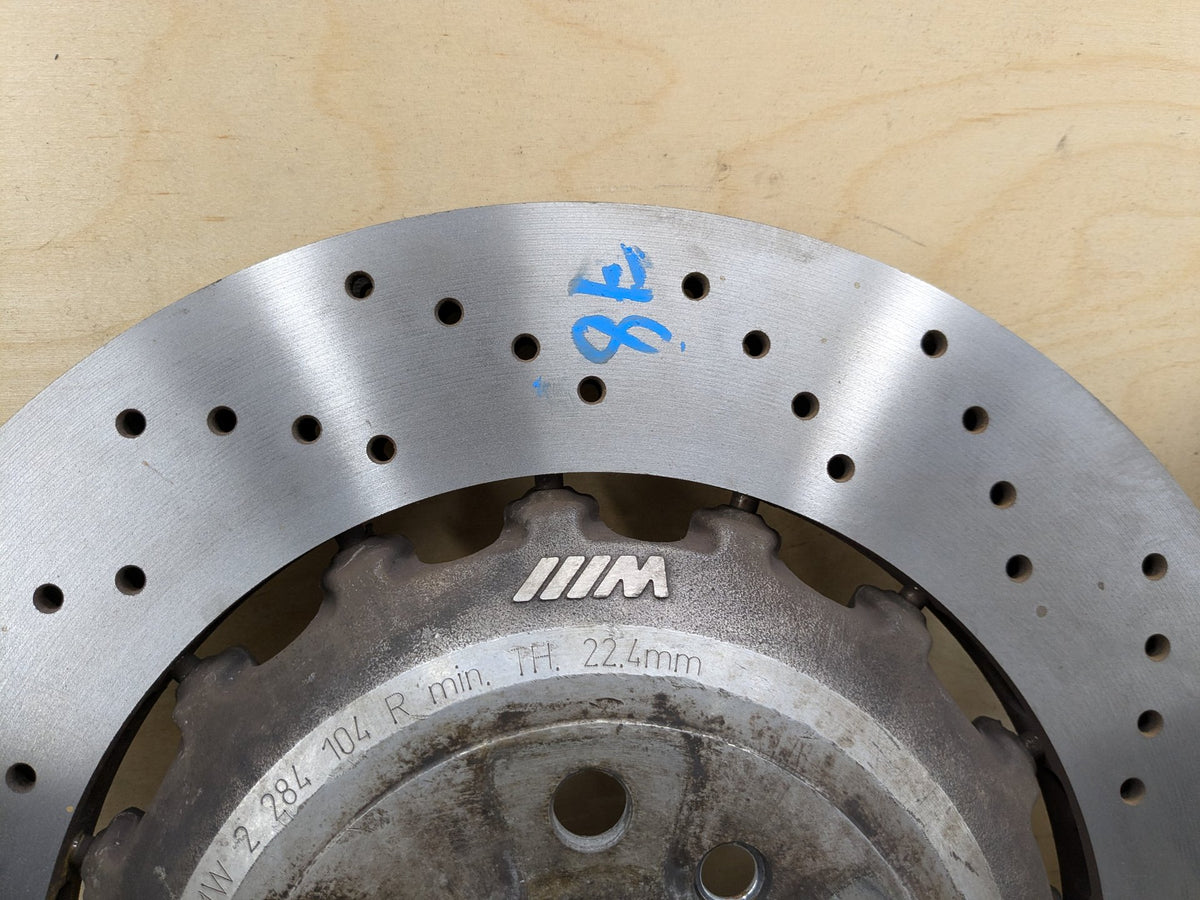 12-19 BMW F06 F10 F12 F13 M5 M6 Rear Ventilated Brake Rotor Pair SET