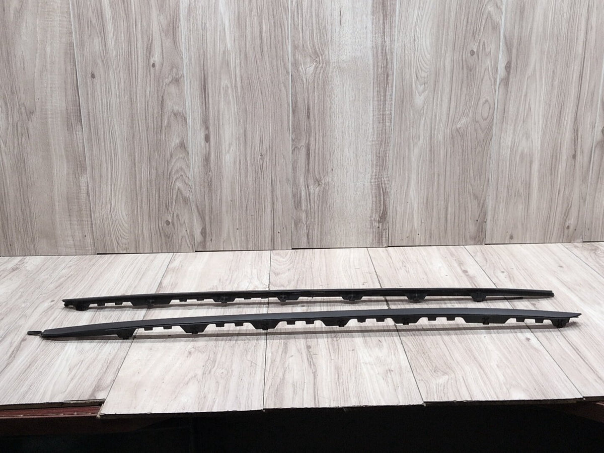 2015-2019 BMW X6 F86 Front Left Right Side Windshield Drip Trim Molding SET 7462217 OEM