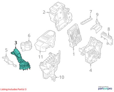 18-23 OEM BMW F90 F97 F98 G01 G02 G30 Front Junction Block Battery Voltage