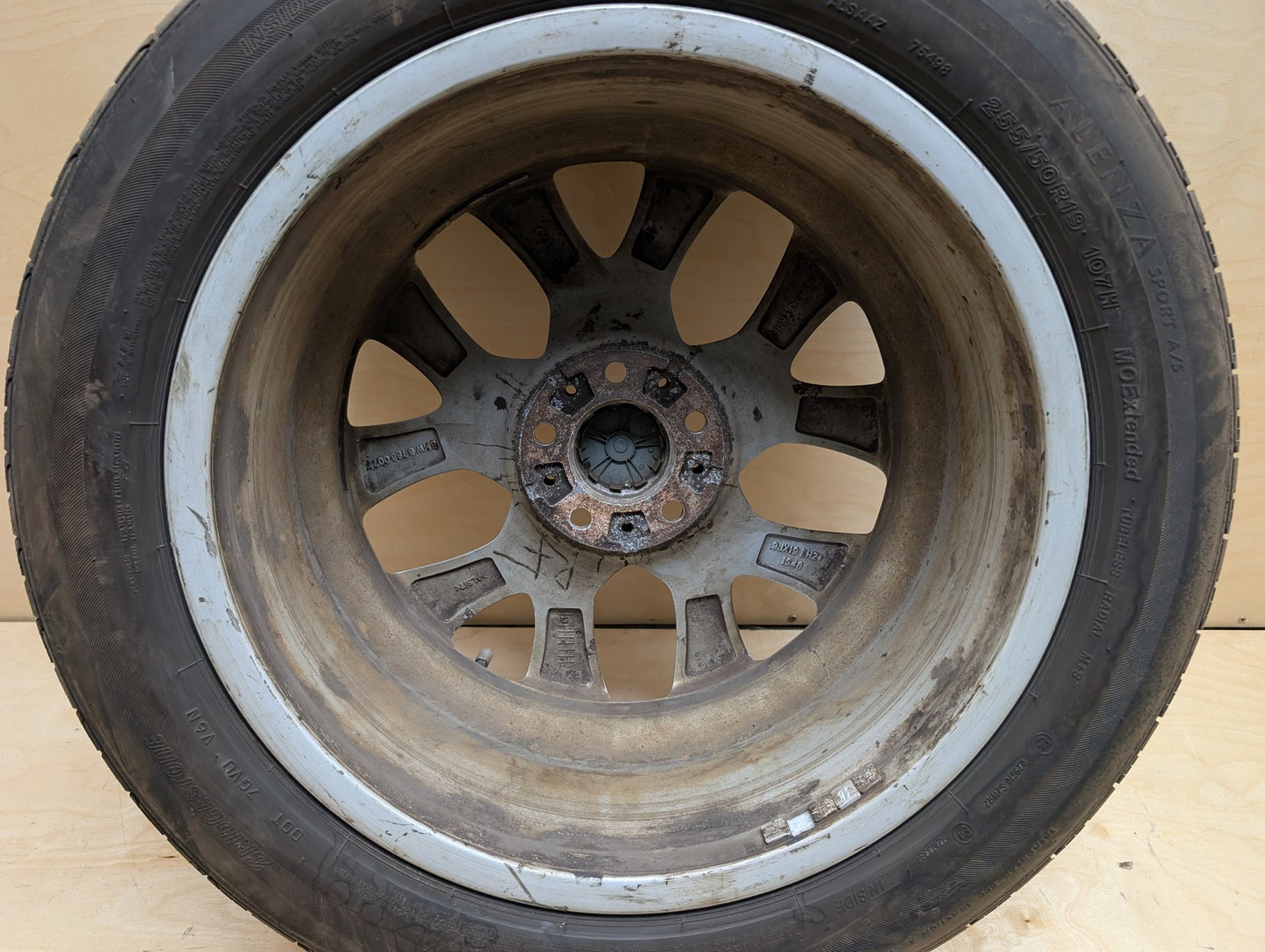 07-13 OEM BMW X5 E70 Wheel Rim 19x9 ET:48 LA Star Spoke Style 334
