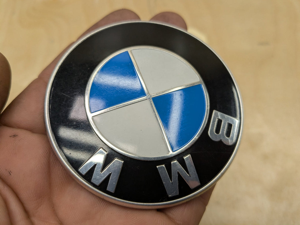 OEM BMW E90 F02 F22 F30 F32 F36 F80 F87 M3 M4 Rear Trunk Lid Round Emblem 74mm