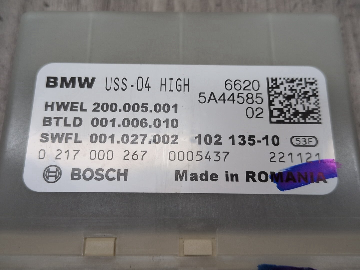 19-24 OEM BMW G20 G22 G23 G26 G80 M3 M4 Parking Distance Control Module Unit PDC