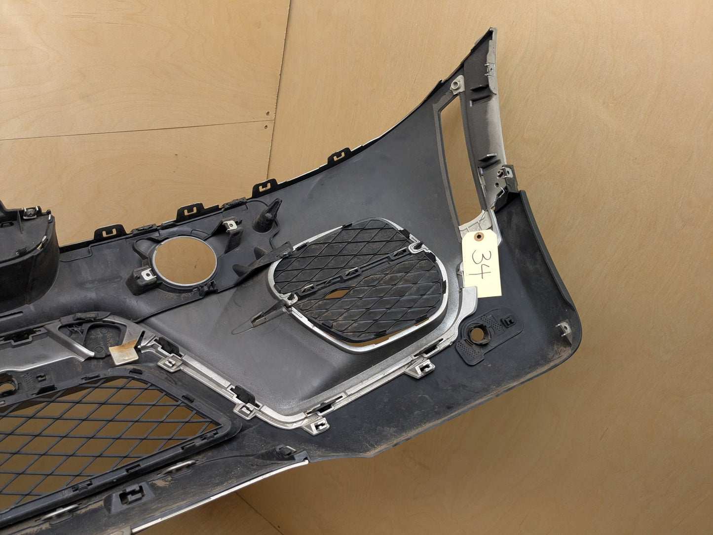 11-13 BMW X5 E70- Front Bumper Shell Cover Panel Assembly Silver 354