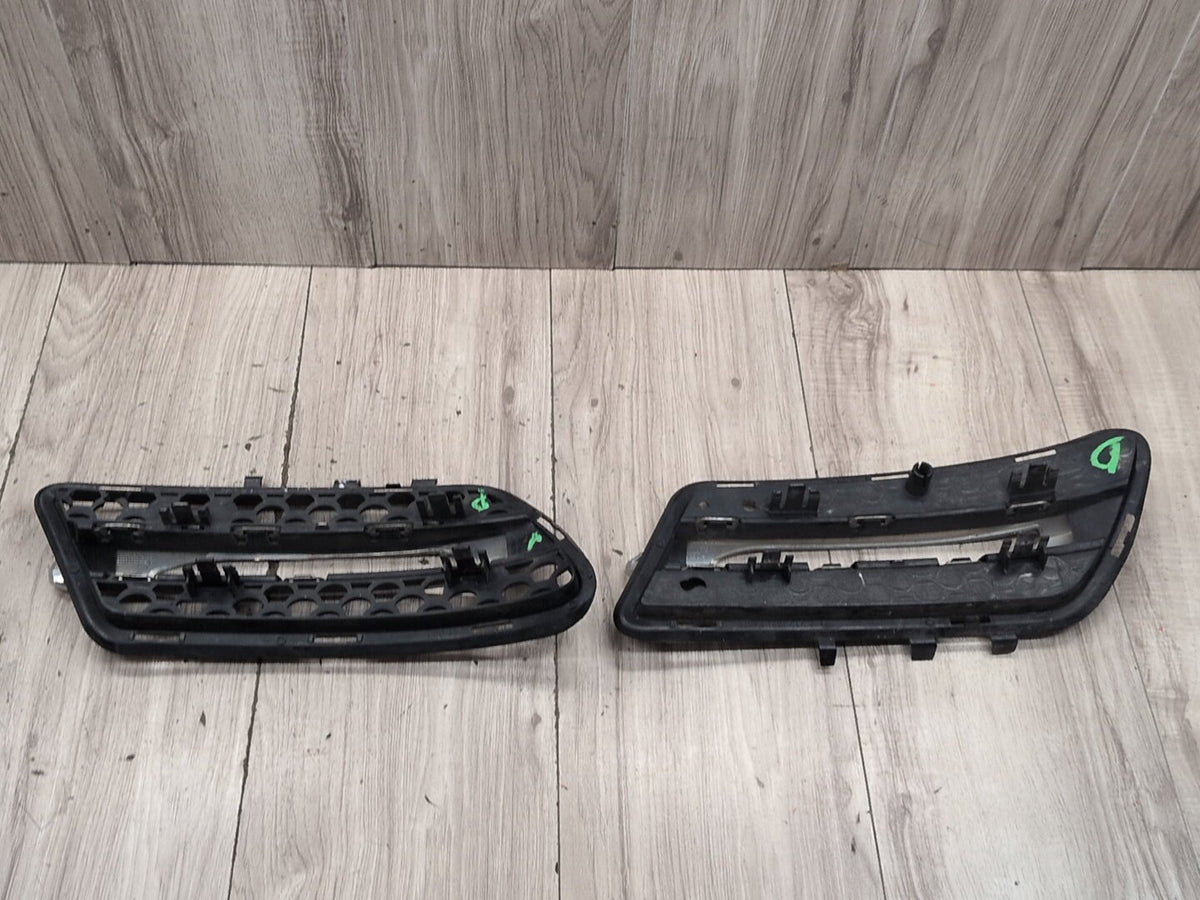 2009-2012 Mercedes E550 W212 Front Bumper Cover Grilles SET A2128851753 OEM
