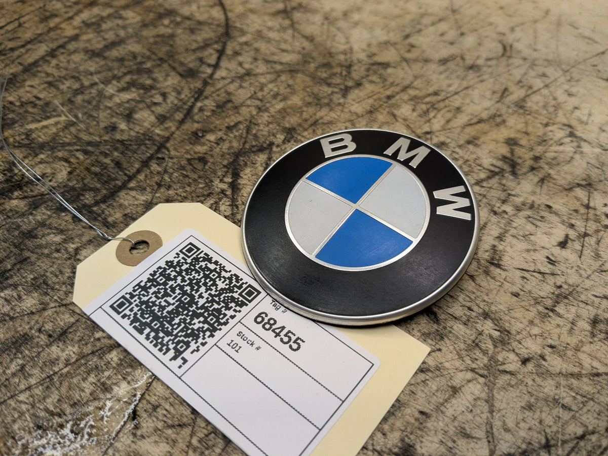 OEM BMW E90 F02 F22 F30 F32 F36 F80 F87 M3 M4 Rear Trunk Lid Round Emblem 74mm
