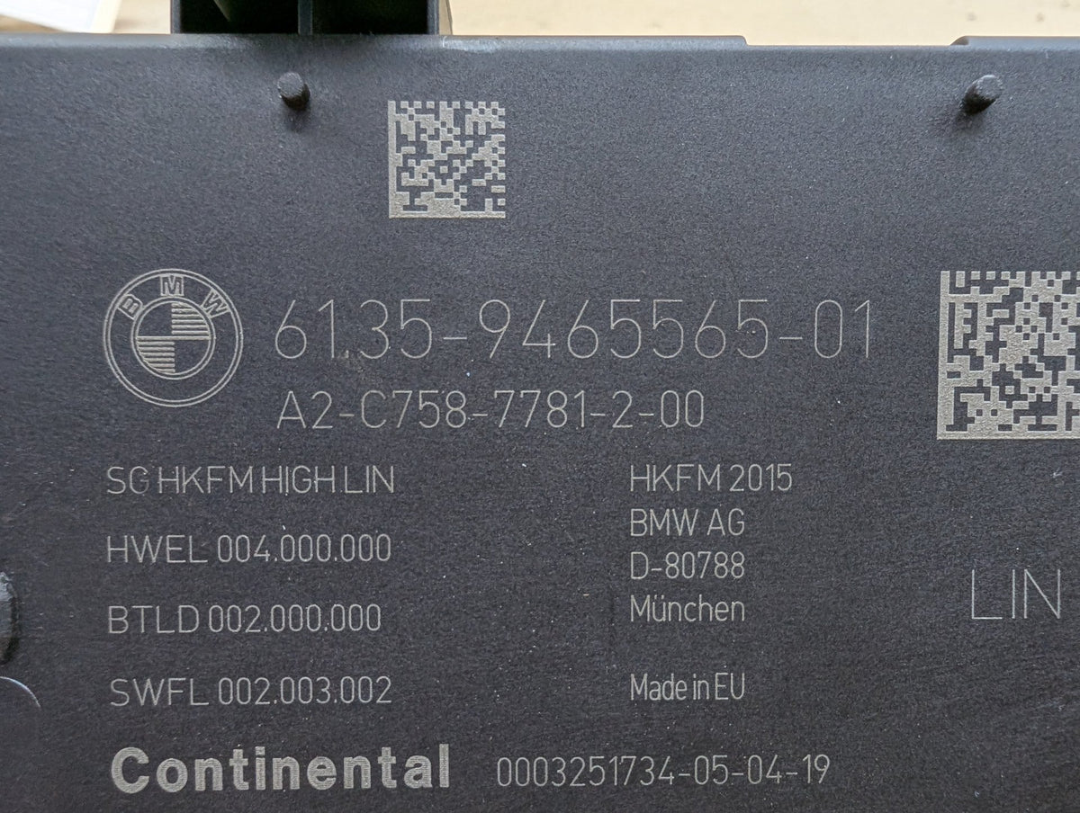 OEM BMW G05 G07 X5 X7 Trunk Tailgate Decklid Function Control Module