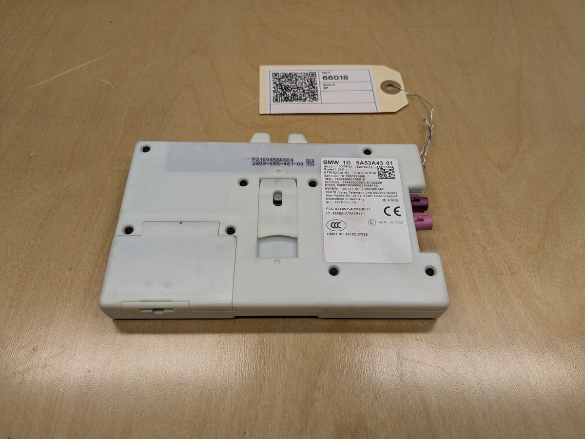OEM BMW F44 G01 G05 G12 G20 G22 G26 G30 G80 G82 Telematics Control Module Unit