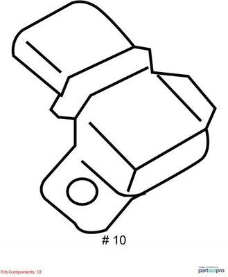 2011-2016 BMW X3 F25 Manifold Absolute Pressure (MAP) Sensor 7843531 OEM