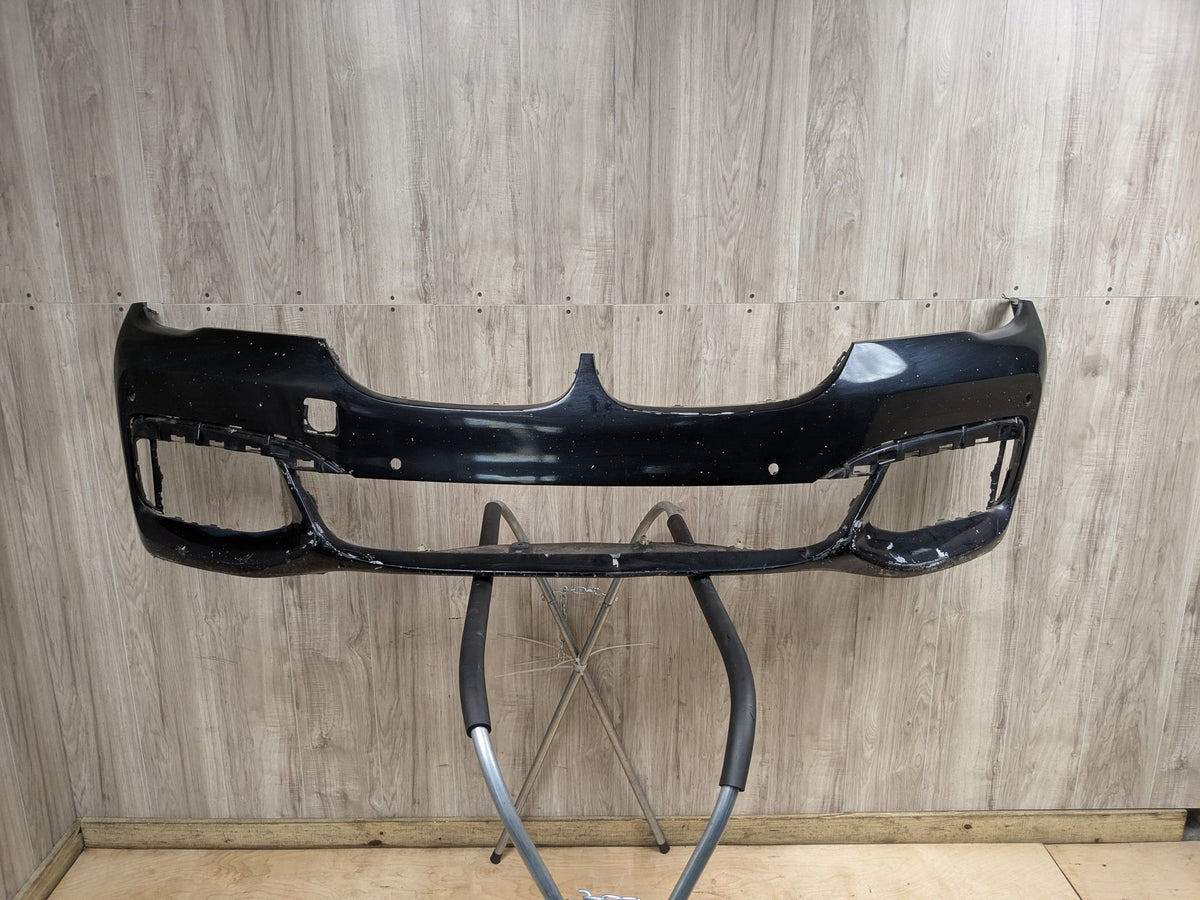 *NOTE 2016-19 BMW 740 750i G11 G12 M SPORT Front Bumper Cover Black 475