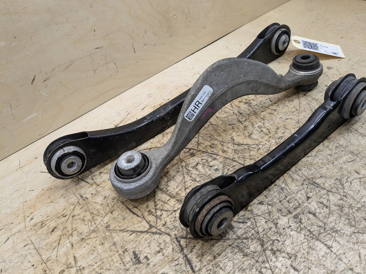 16-23 OEM BMW G11 G12 G16 G30 Rear Right Passenger Upper Lower Control Arm SET