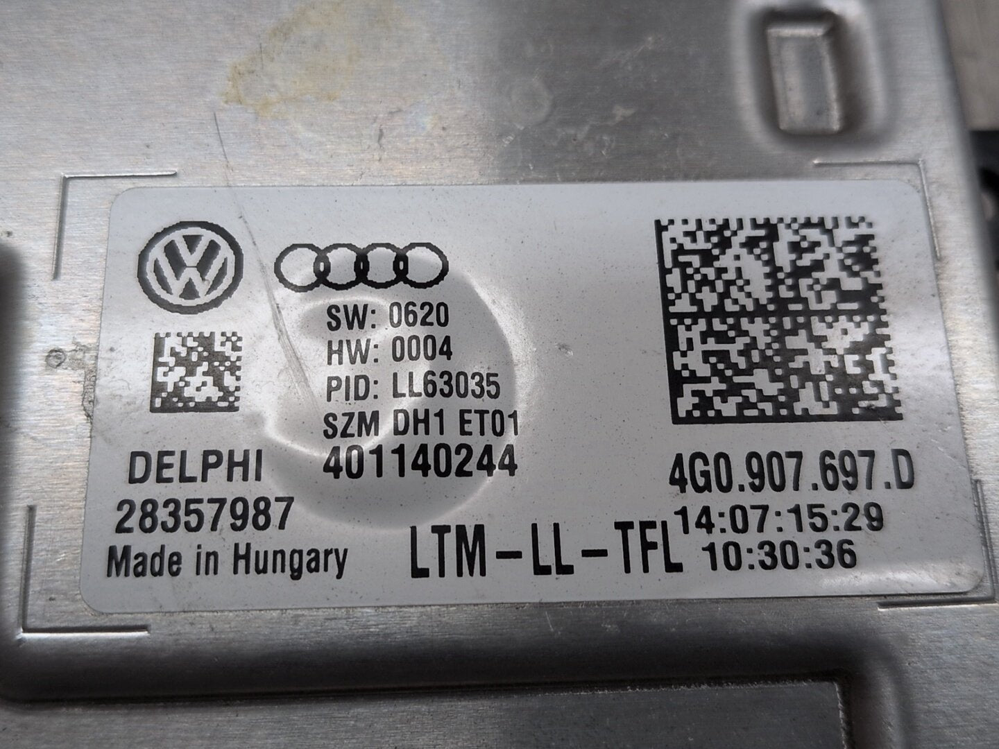 2013 - 2017 Audi S5 8T Front Right Passenger Headlight Ballast Modules SET 4G0907697D CTUB