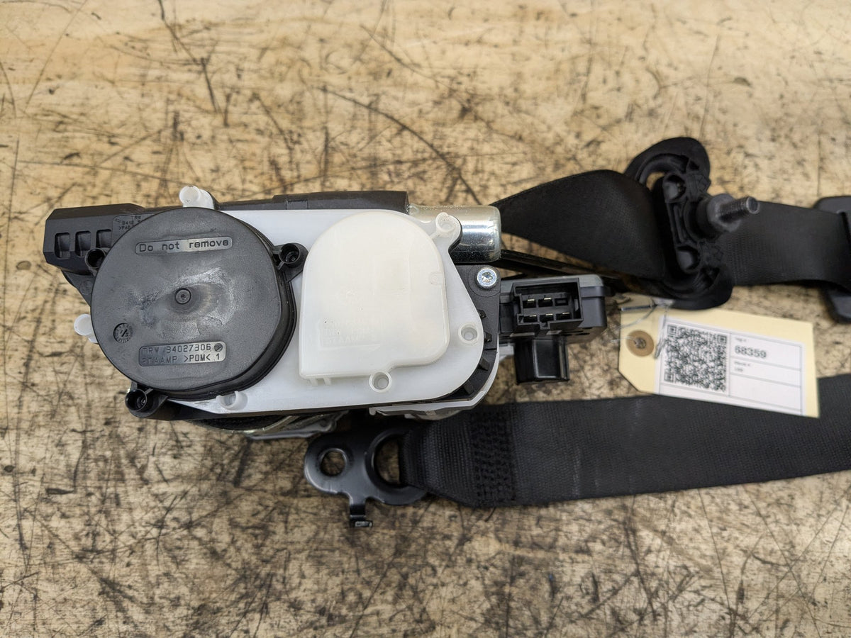 16-22 OEM BMW G11 G12 740 750 M760 Front Left Driver Seat Belt Retractor Black