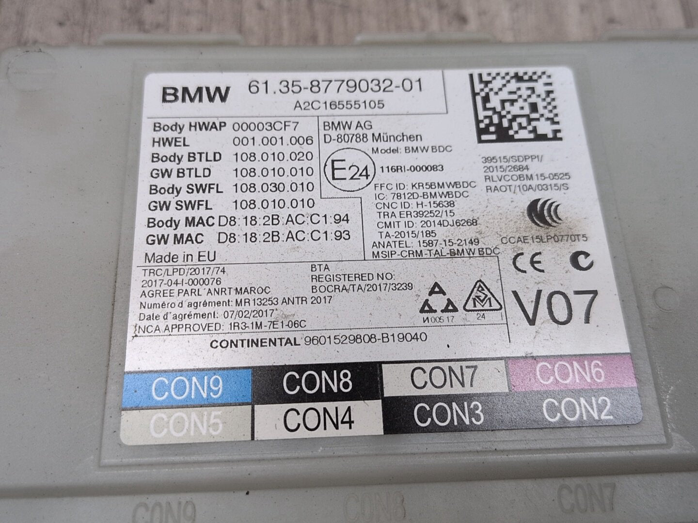 BMW G01 X3 B46B20B Engine Motor ECU DME Computer Module w/ Key 8779032
