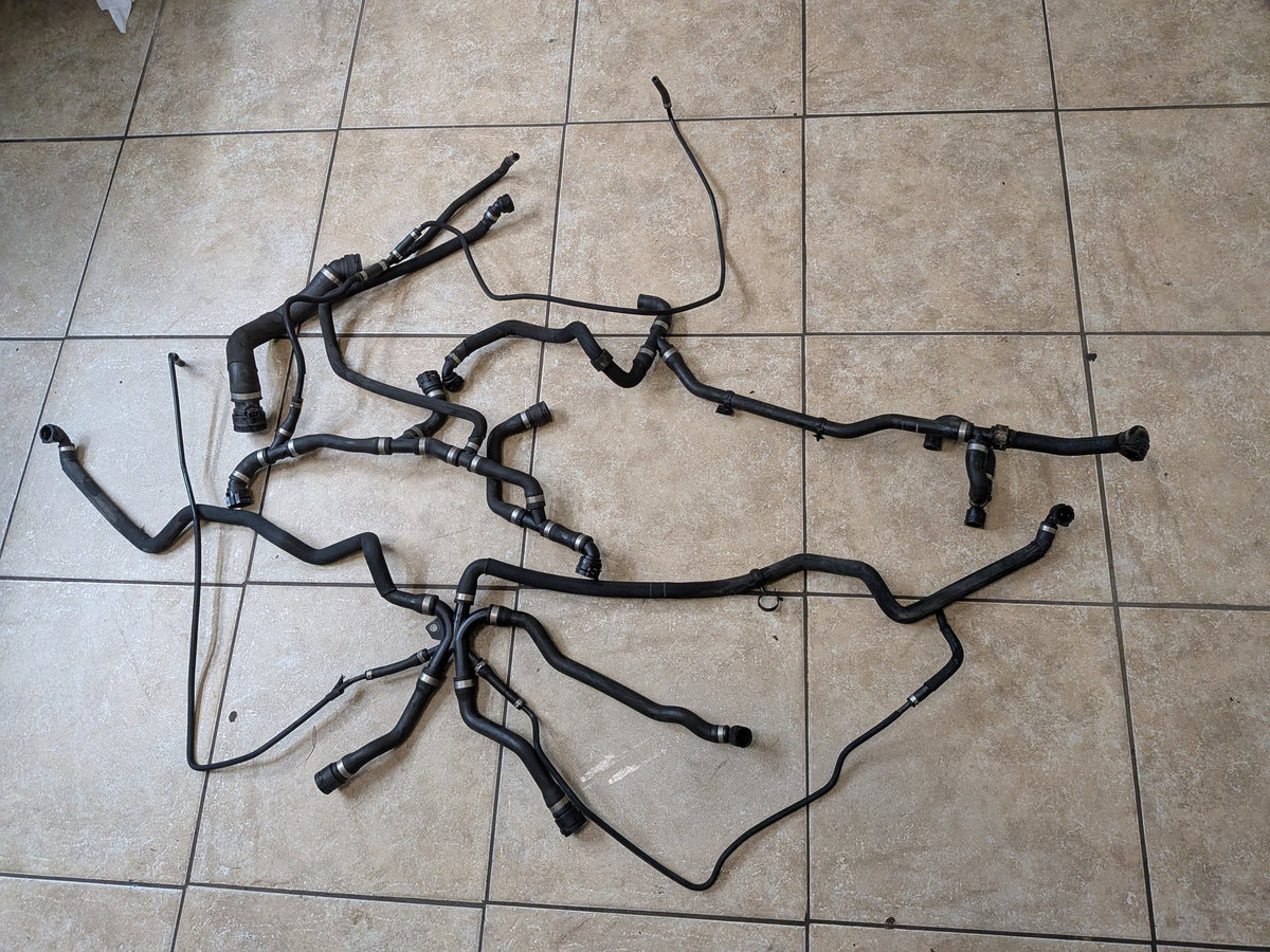 2012-2018 BMW F06 M6 Engine Radiator Cooling Coolant Pipe Hoses SET 7843264