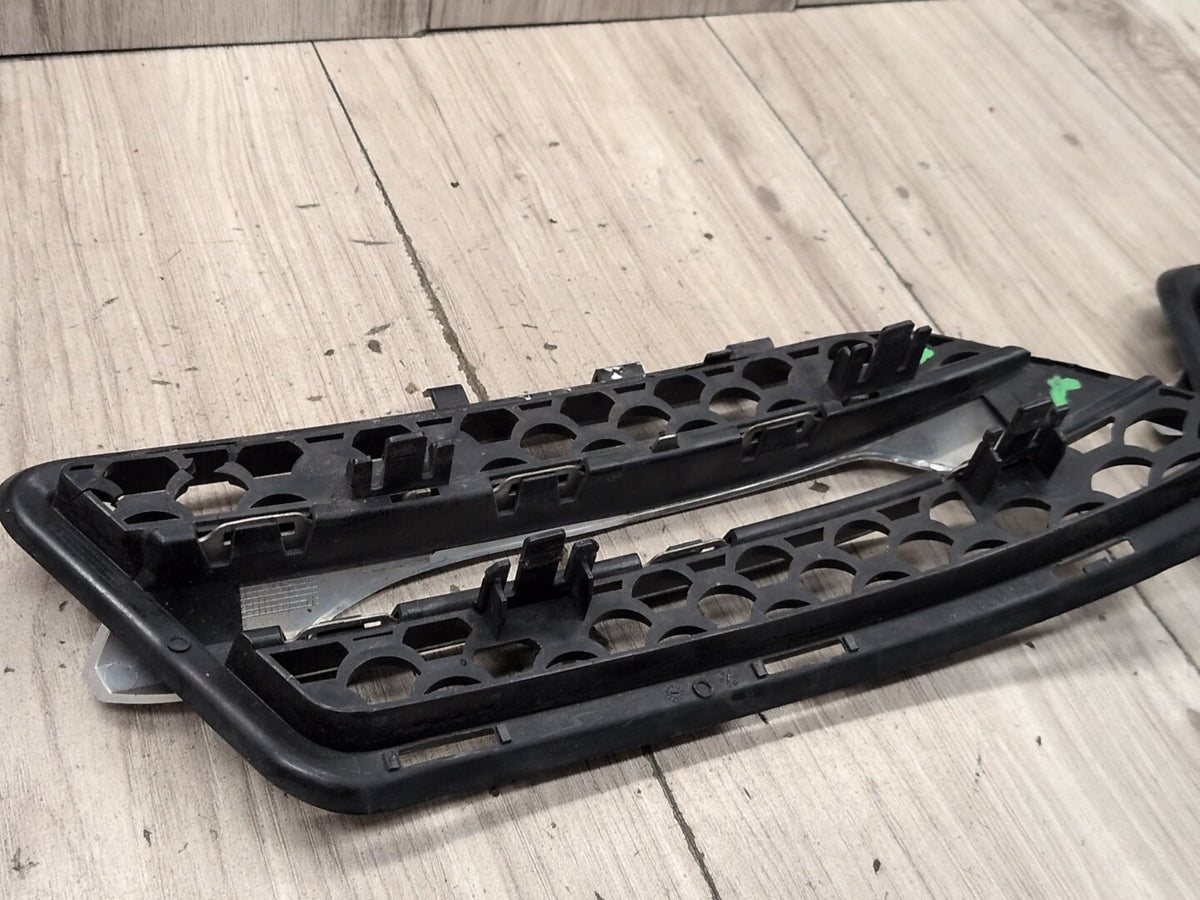 2009-2012 Mercedes E550 W212 Front Bumper Cover Grilles SET A2128851753 OEM