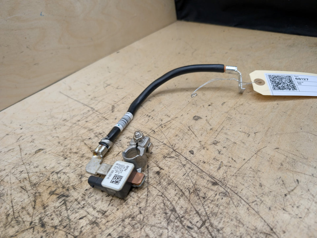 16-19 OEM BMW G11 G12 740 750 Negative Battery Cable Terminal IBS Sensor Black