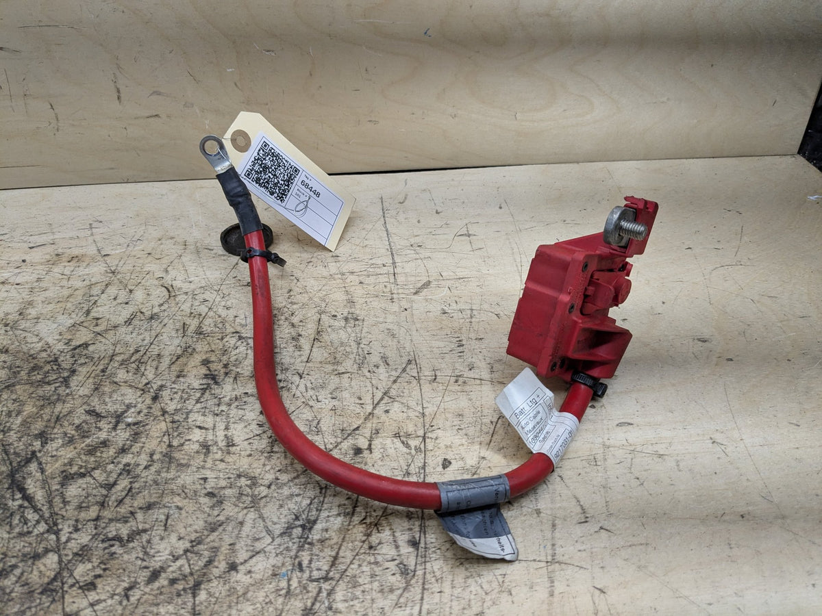 OEM BMW E84 E82 E88 E90 E92 335 M3 Battery Plus Pole Terminal Positive Red Cable