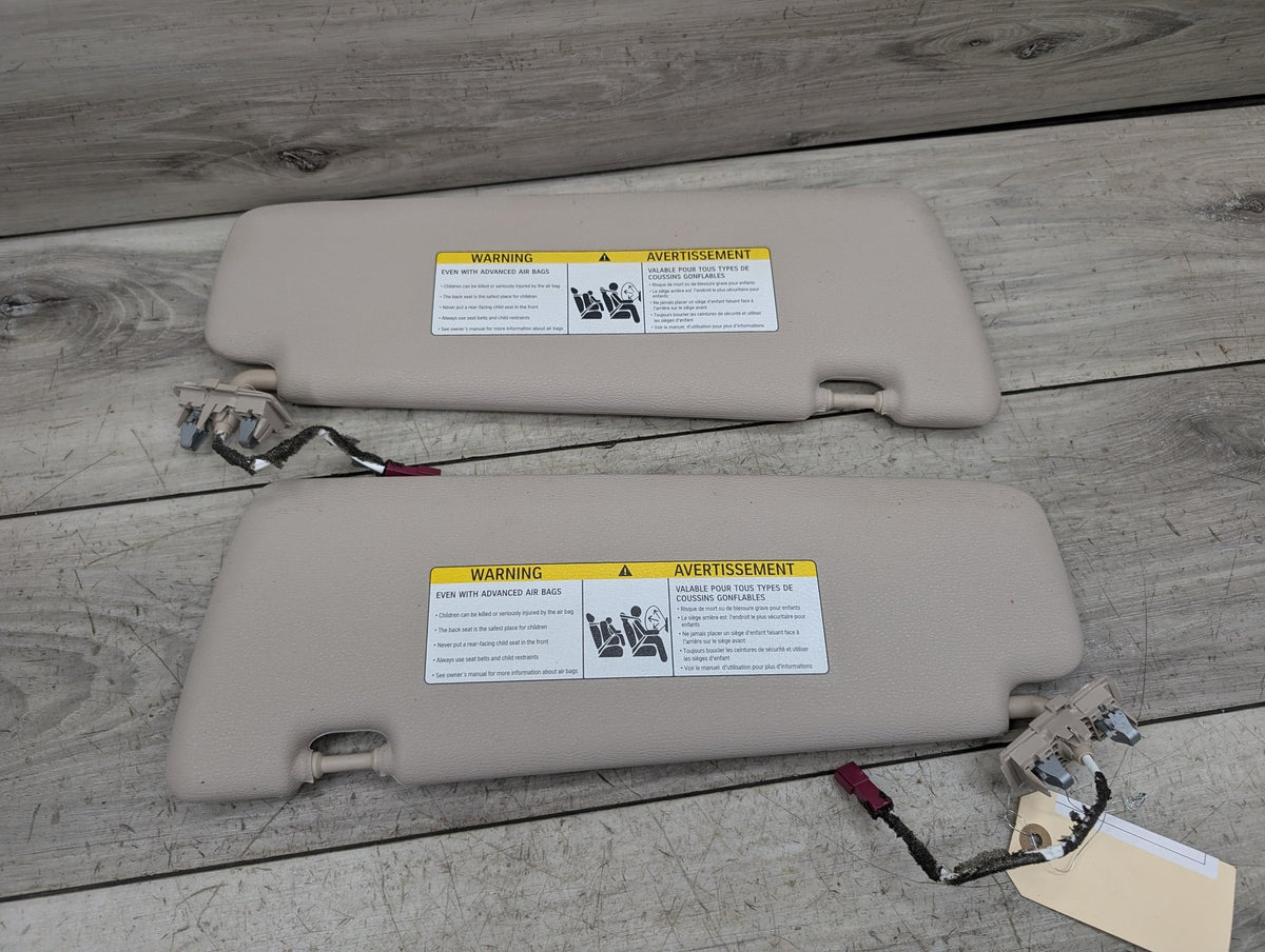 2014-2018 BMW X5 F15 Front Left Right Sun Visor SET 8059051 OEM