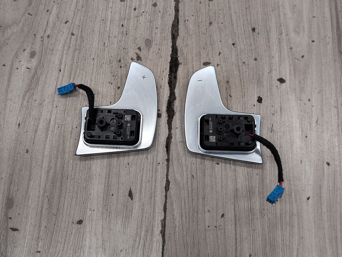 2016-2022 BMW 750i G12 Left Right Steering Wheel Paddle Shifter SET 9372496 OEM
