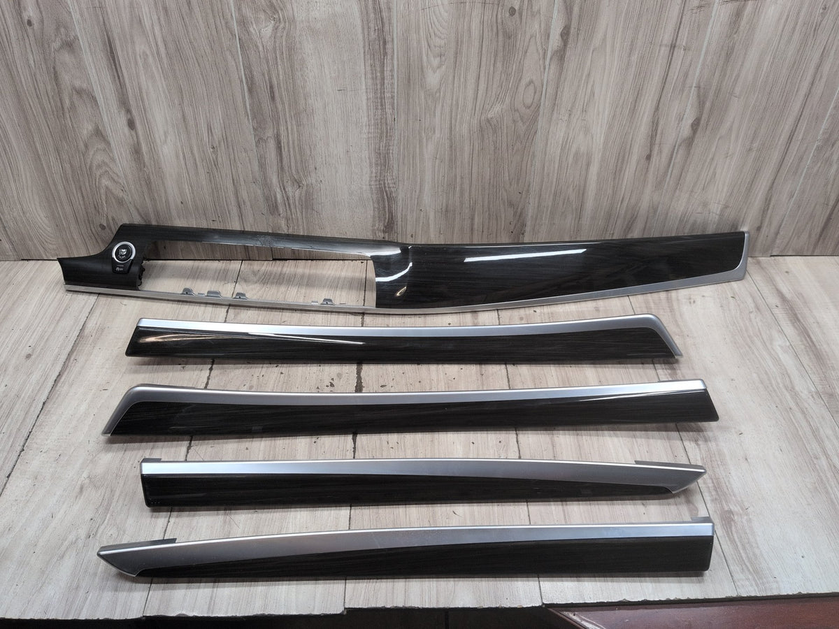 2011-2016 BMW M5 F10 Front Rear Left Right Interior Trim SET 7225548 OEM