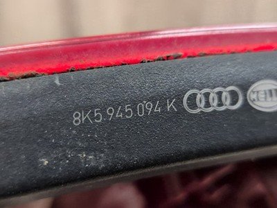 2010-2016 Audi S4 B8 Rear Right Passenger Inner Tail Light 8K5945094K OEM