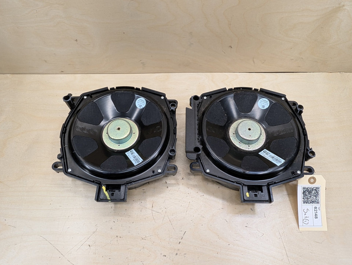2015-2019 BMW X6 F16 Left Right Seat Speaker Subwoofer SET 9297898 OEM