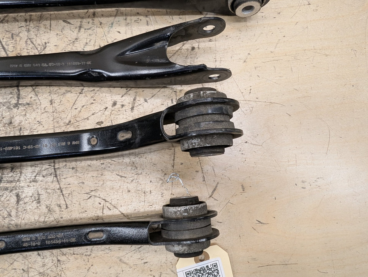 19-26 OEM BMW G20 G22 G23 G26 G42 Rear Left Driver Upper Lower Control Arm SET