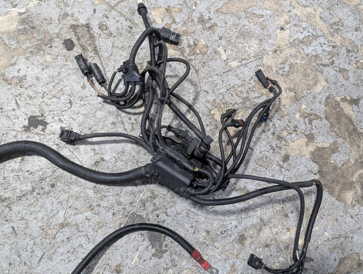 2007-2013 BMW E93 328i N52B30M1 Engine Motor Transmission Wiring Wire Harness SET 7555003