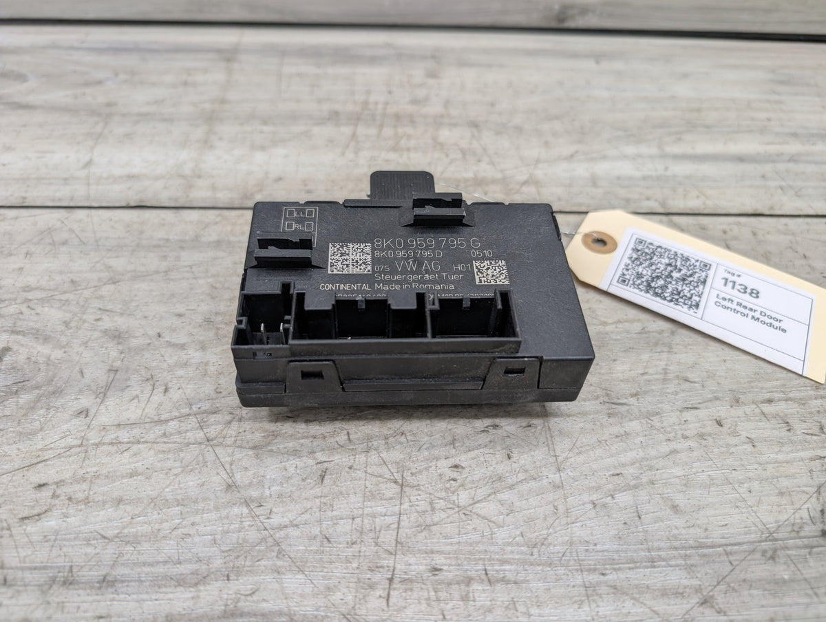 2009-2017 Audi Q5 8R Left Rear Door Control Module 8K0959795G 09-17 OEM AUDI Q5 SQ5 Rr Left Driver Door Control Module Unit OEM