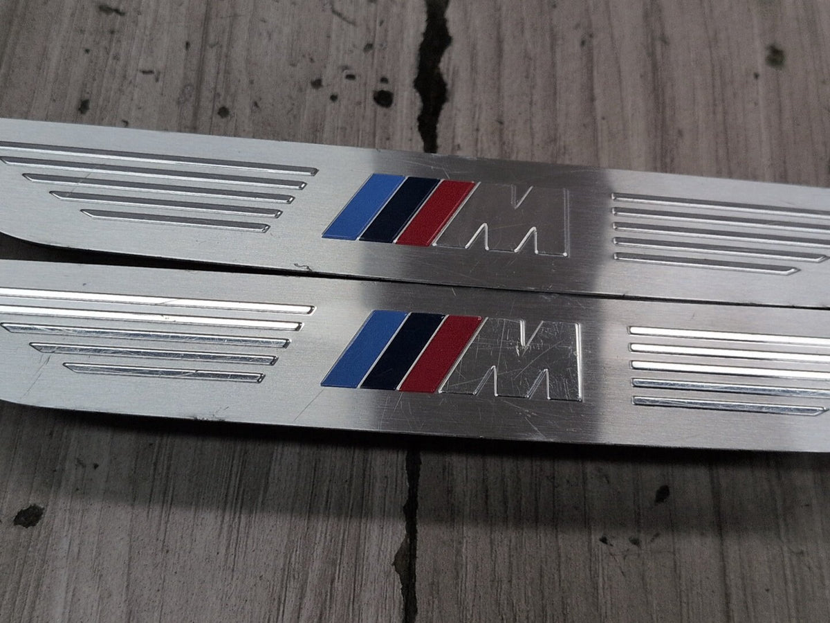 2015-2018 BMW X5 F85 Front Rear Left Right Scuff Plate Door Sill SET 7313143 OEM