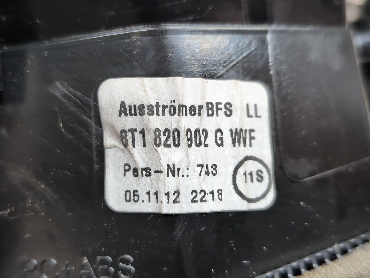 2008-2017 Audi S5 8T Dashboard Dash Board Right Passenger Air Vent 8T1820902G OEM