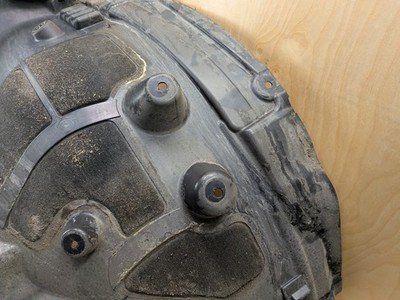 OEM BMW F95 G05 X5 X5M Left Driver Fender Liner Wheel Splash Shield Rearward