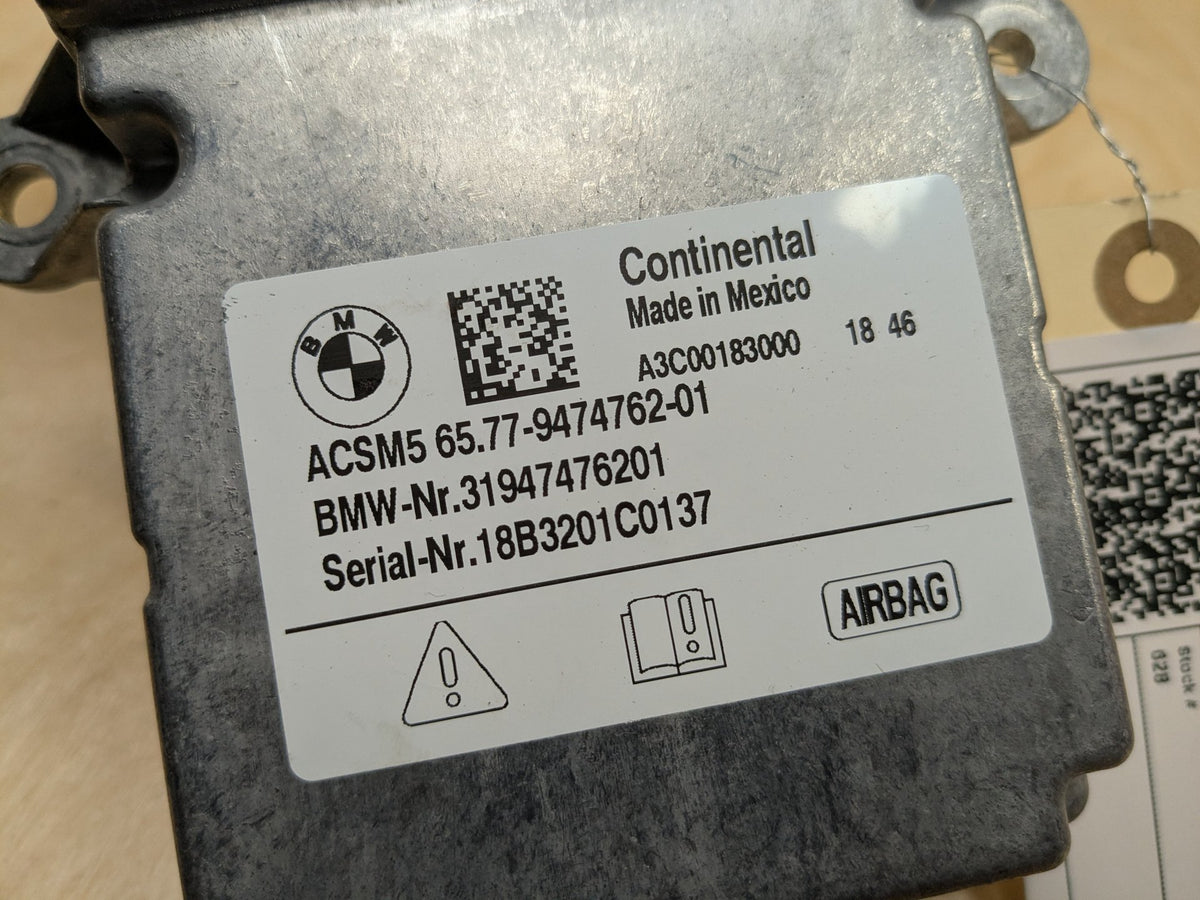OEM BMW G01 G02 G12 G30 X3 X4 SRS Main Restraint Control Module