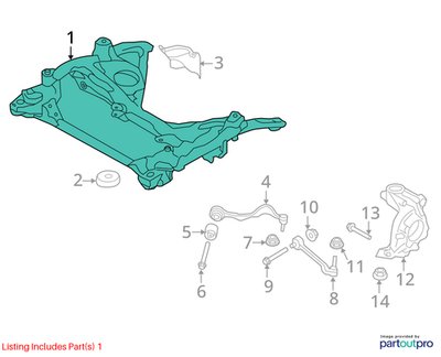 12-21 OEM BMW F22 F30 RWD 228 230 M235 M240 320 328 330 335 340 Front Subframe