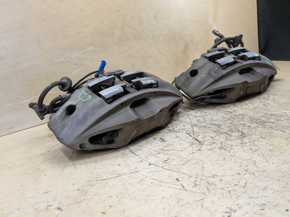 16-22 OEM BMW G11 G12 745eX 750i 750iX Front Left Right Brake Caliper Gray SET