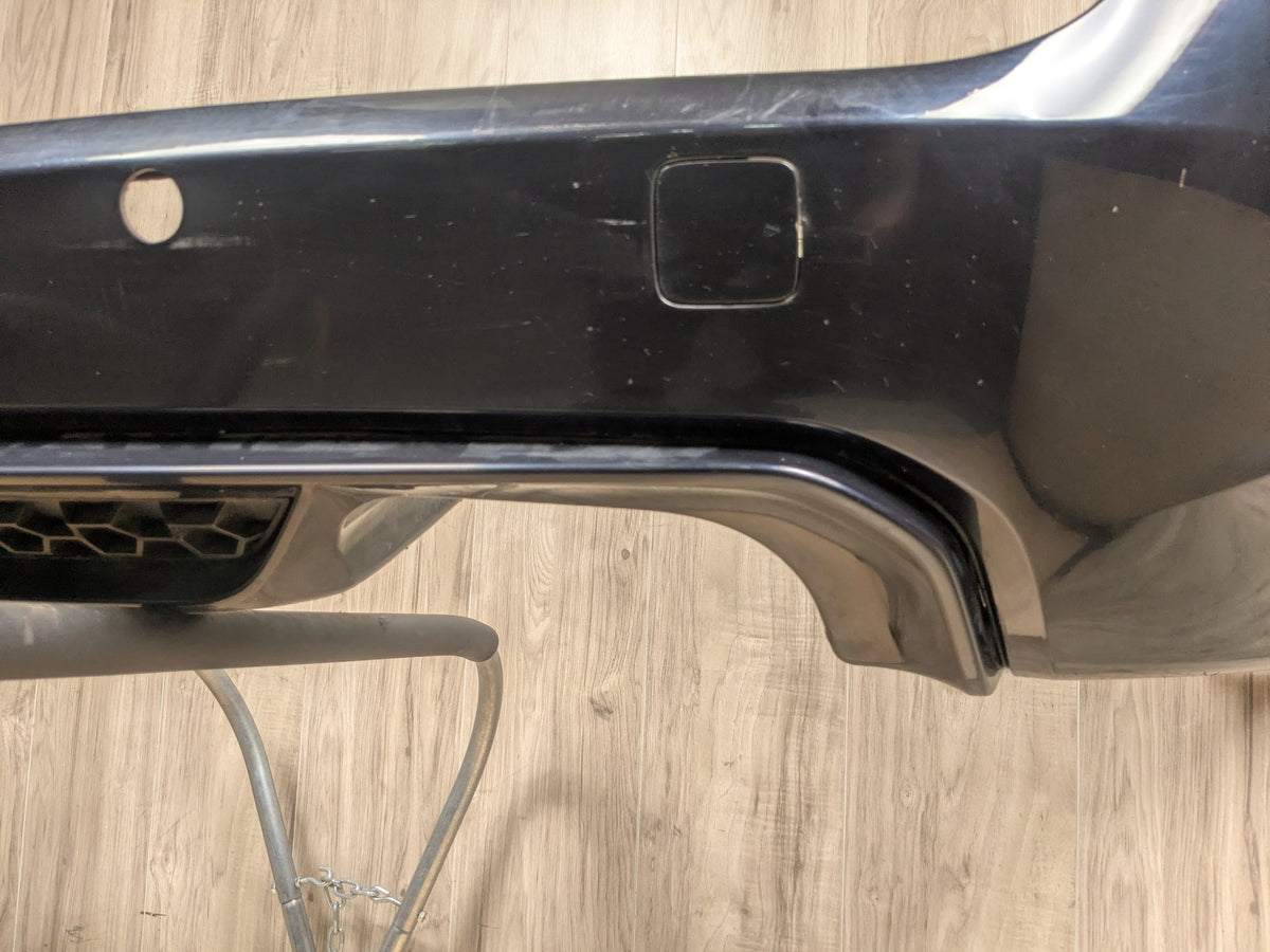 DAMAGE 15-18 BMW F85 X5M Rear Bumper Cover w/ Diffuser Assembly Black 416