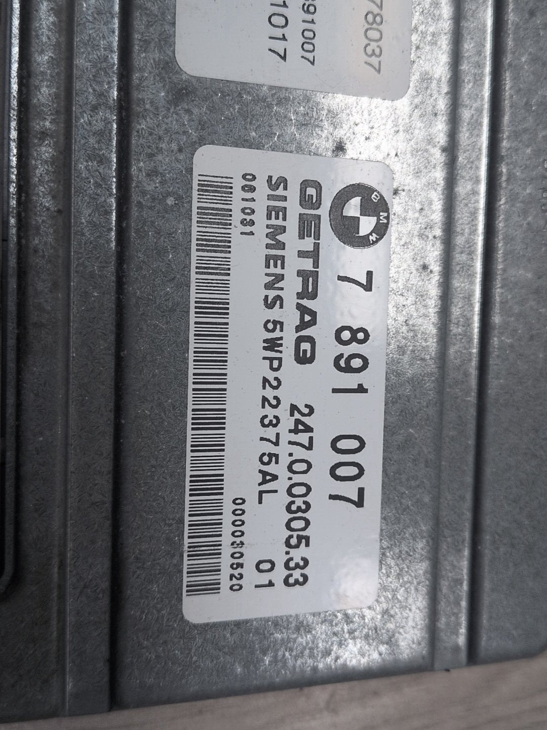 2004-2010 BMW M6 E64 Transmission Control Unit Module 7891007 OEM